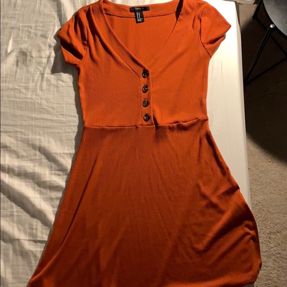 Forever 21 burnt orange mini dress